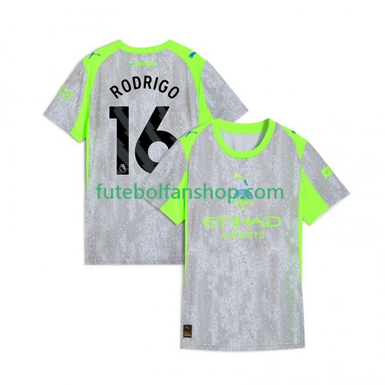 Camisola Alternativa (2ª) Manchester City Rodrigo Hernandez 16 Época 2025/2026 Manga Curta ,Homem