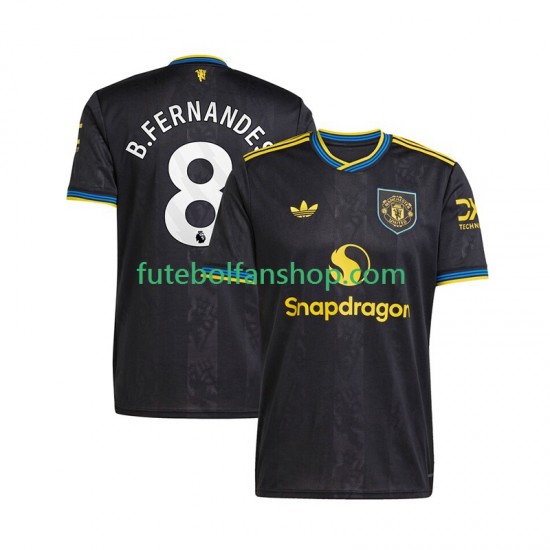 Camisola Alternativa (2ª) Manchester United Bruno Fernandes 8 Época 2025/2026 Manga Curta ,Homem