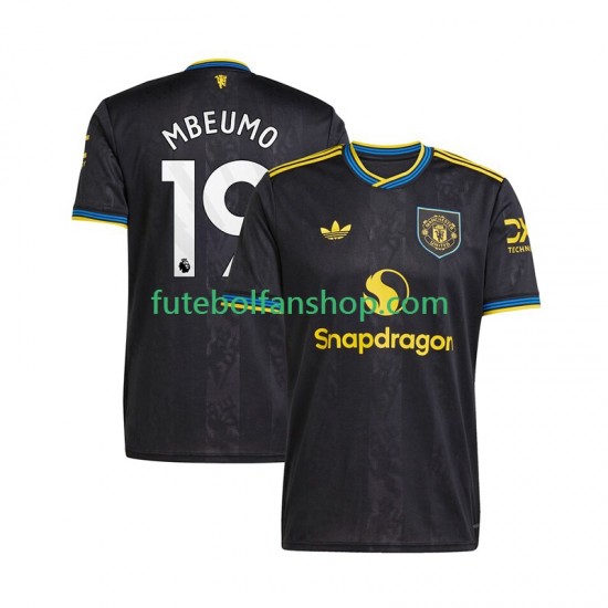 Camisola Alternativa (2ª) Manchester United Bryan Mbeumo 19 Época 2025/2026 Manga Curta ,Homem