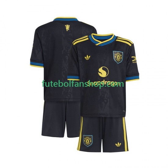 Camisola Alternativa (2ª) Manchester United Época 2025/2026 Manga Curta ,Criança