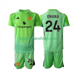 Camisola Alternativa (3ª) Guarda-redes Manchester United Andre Onana 24 Época 2025/2026 Manga Curta ,Criança