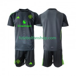 Camisola Alternativo Guarda-redes Manchester United Época 2025/2026 Manga Curta ,Criança