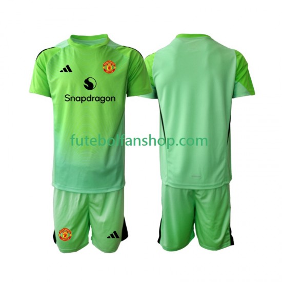 Camisola Alternativa (3ª) Guarda-redes Manchester United Época 2025/2026 Manga Curta ,Criança