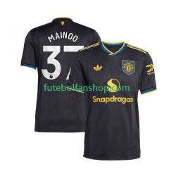 Camisola Alternativa (2ª) Manchester United Kobbie Mainoo 37 Época 2025/2026 Manga Curta ,Homem
