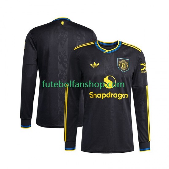 Camisola Alternativa (2ª) Manchester United Época 2025/2026 Manga Comprida ,Homem