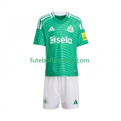 Camisola Alternativo Newcastle United Época 2025/2026 Manga Curta ,Criança