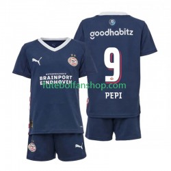 Camisola Alternativo PSV Eindhoven Ricardo Pepi 9 Época 2025/2026 Manga Curta ,Criança