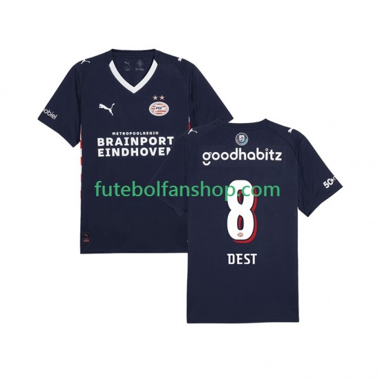 Camisola Alternativo PSV Eindhoven Sergino Dest 8 Época 2025/2026 Manga Curta ,Homem