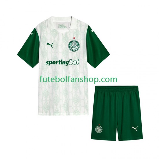 Camisola Alternativo Palmeiras Época 2025/2026 Manga Curta ,Criança