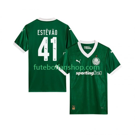 Camisola Principal Palmeiras Estevao 41 Época 2025/2026 Manga Curta ,Homem