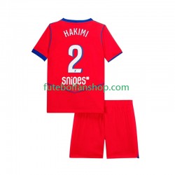 Camisola Alternativa (2ª) Paris Saint-Germain Achraf Hakimi 2 Época 2025/2026 Manga Curta ,Criança