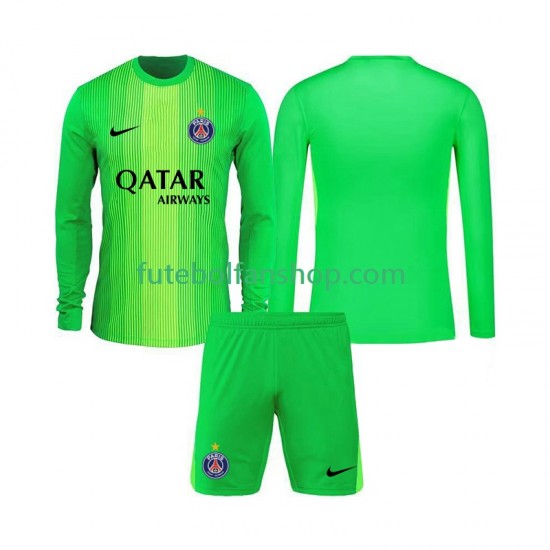 Camisola Alternativo Guarda-redes Paris Saint-Germain Época 2025/2026 Manga Comprida ,Criança