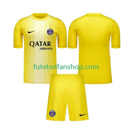 Camisola Alternativa (2ª) Guarda-redes Paris Saint-Germain Época 2025/2026 Manga Curta ,Criança