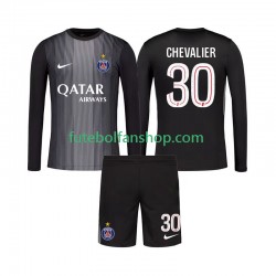 Camisola Principal Guarda-redes Paris Saint-Germain Lucas Chevalier 30 Época 2025/2026 Manga Comprida ,Criança