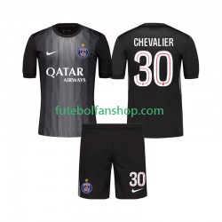 Camisola Principal Guarda-redes Paris Saint-Germain Lucas Chevalier 30 Época 2025/2026 Manga Curta ,Criança