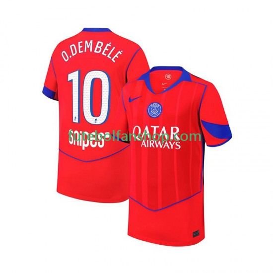 Camisola Alternativa (2ª) Paris Saint-Germain Ousmane Dembele 10 Época 2025/2026 Manga Curta ,Homem