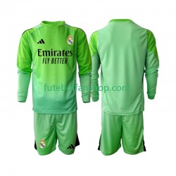 Camisola Alternativo Real Madrid Época 2025/2026 Manga Comprida ,Criança