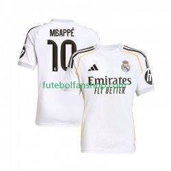 Camisola Principal Real Madrid Kylian Mbappe 10 Época 2025/2026 Manga Curta ,Homem