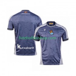 Camisola Alternativo Real Sociedad Época 2025/2026 Manga Curta ,Homem