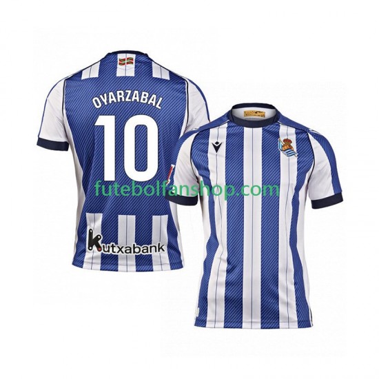 Camisola Principal Real Sociedad Mikel Oyarzabal 10 Época 2025/2026 Manga Curta ,Homem