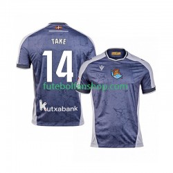 Camisola Alternativo Seleção Estados Unidos Real Sociedad Takef Kubo 14 Época 2025/2026 Manga Curta ,Homem