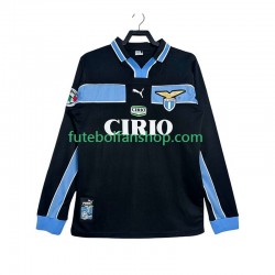Camisola Alternativo SS Lazio Retro 1998 1999 Manga Comprida ,Homem