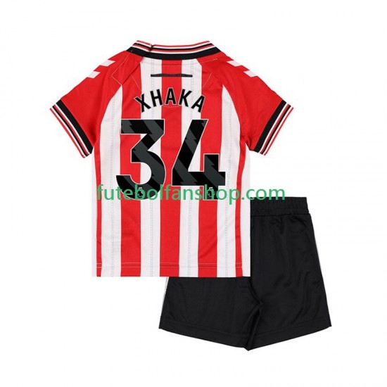 Camisola Principal Sunderland Granit Xhaka 34 Época 2025/2026 Manga Curta ,Criança