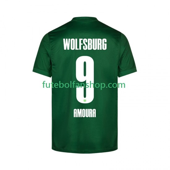 Camisola Principal VfL Wolfsburg Mohamed Amoura 9 Época 2025/2026 Manga Curta ,Homem