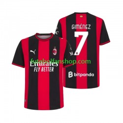 Camisola Principal AC Milan Gimenez 7 Época 2026/2027 Manga Curta ,Homem
