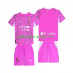 Camisola Alternativo Guarda-redes AC Milan Época 2026/2027 Manga Curta ,Criança