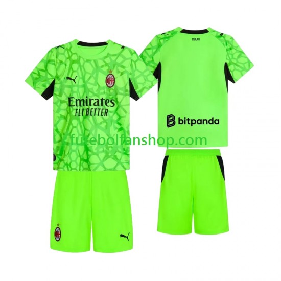 Camisola Alternativa (2ª) Guarda-redes AC Milan Época 2026/2027 Manga Curta ,Criança
