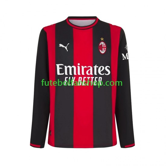 Camisola Principal AC Milan Época 2026/2027 Manga Comprida ,Homem