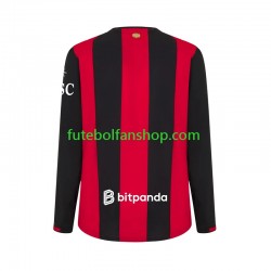 Camisola Principal AC Milan Época 2026/2027 Manga Comprida ,Homem