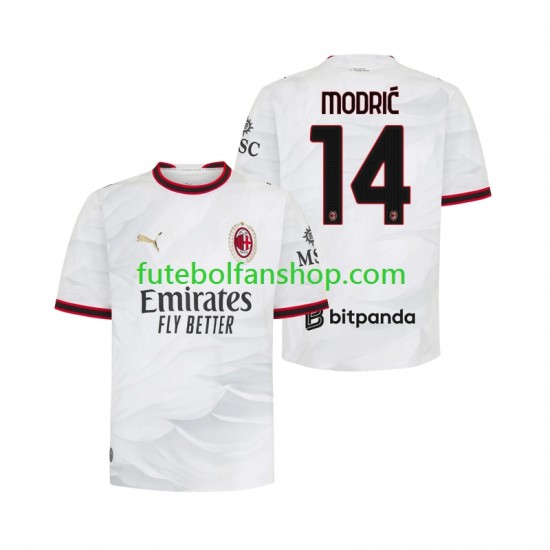 Camisola Alternativo AC Milan Luka Modric 14 Época 2026/2027 Manga Curta ,Homem