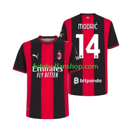 Camisola Principal AC Milan Luka Modric 14 Época 2026/2027 Manga Curta ,Homem