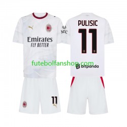 Camisola Alternativo AC Milan Pulisic 11 Época 2026/2027 Manga Curta ,Criança