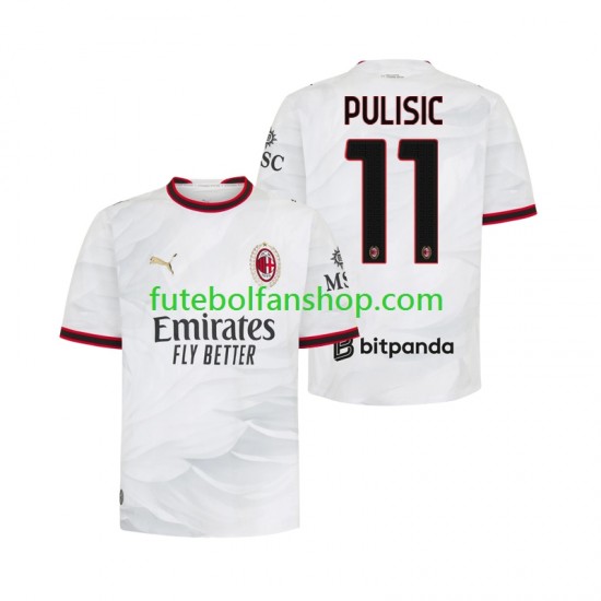 Camisola Alternativo AC Milan Pulisic 11 Época 2026/2027 Manga Curta ,Homem