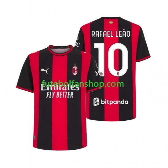 Camisola Principal AC Milan Rafael Leao 10 Época 2026/2027 Manga Curta ,Homem