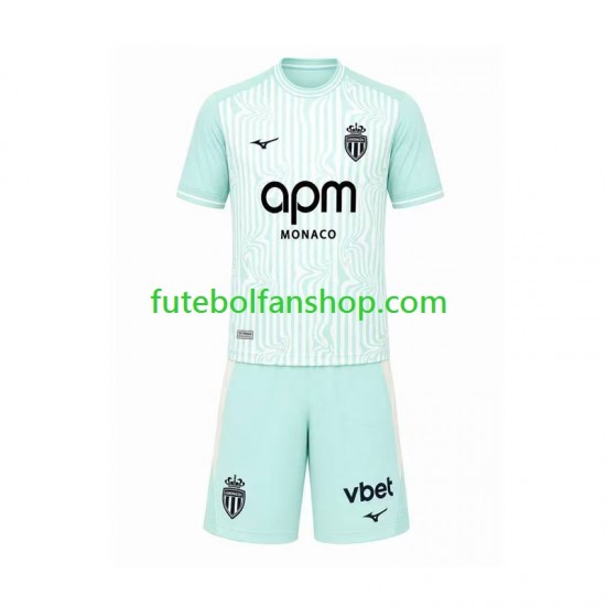 Camisola Alternativa (2ª) AS Monaco Época 2026/2027 Manga Curta ,Criança