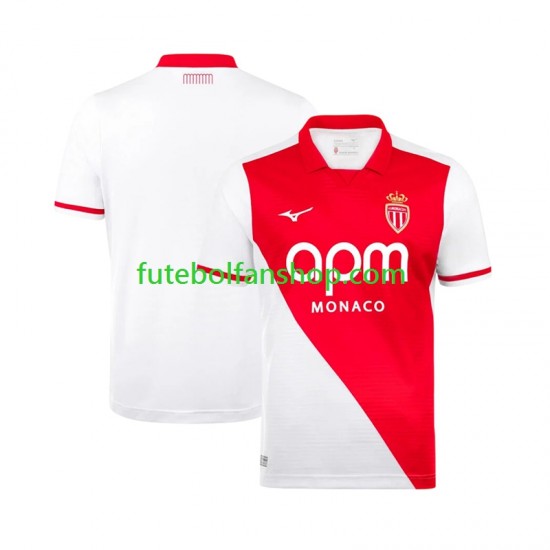 Camisola Principal AS Monaco Época 2026/2027 Manga Curta ,Homem