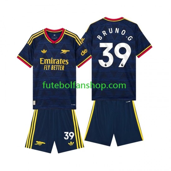 Camisola Alternativo Arsenal Bruno Guimaraes 39 Época 2026/2027 Manga Curta ,Criança