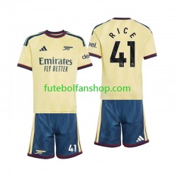 Camisola Alternativa (2ª) Arsenal Declan Rice 41 Época 2026/2027 Manga Curta ,Criança