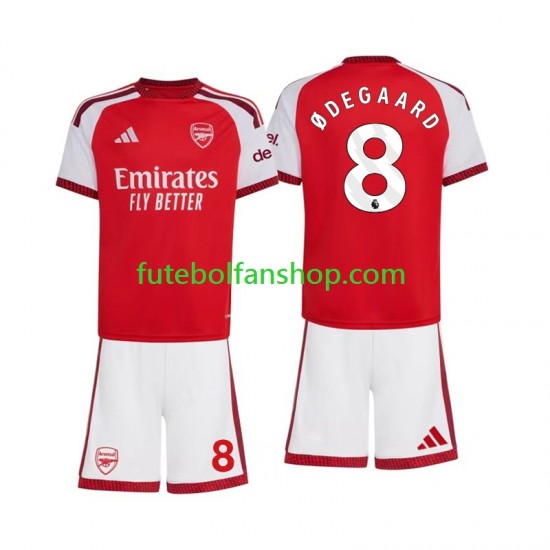 Camisola Principal Arsenal Martin Odegaard 8 Época 2026/2027 Manga Curta ,Criança