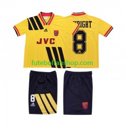 Camisola Alternativo Arsenal WRIGHT 8 Retro 1993 1994 Manga Curta ,Criança
