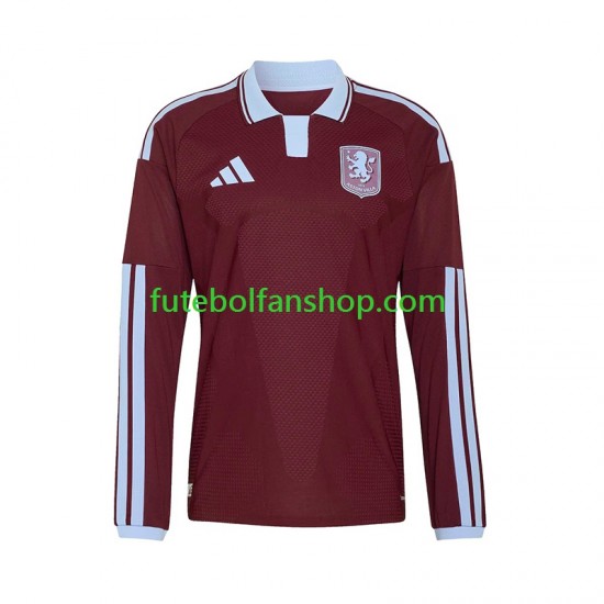 Camisola Principal Aston Villa Época 2026/2027 Manga Comprida ,Homem