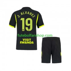 Camisola Alternativo Atlético Madrid Julian Alvarez 19 Época 2026/2027 Manga Curta ,Criança