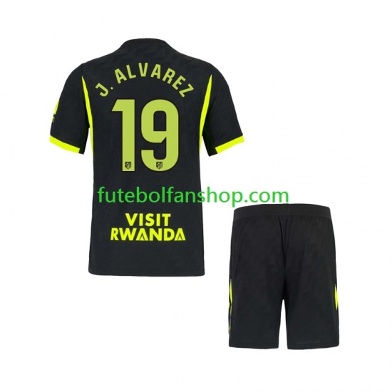 Camisola Alternativo Atlético Madrid Julian Alvarez 19 Época 2026/2027 Manga Curta ,Criança