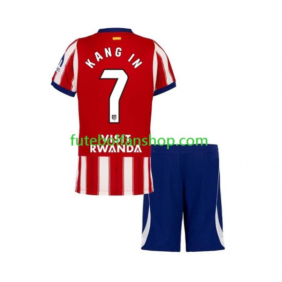 Camisola Principal Atlético Madrid Lee Kang-in 7 Época 2026/2027 Manga Curta ,Criança