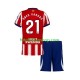 Camisola Principal Atlético Madrid Obed Vargas 21 Época 2026/2027 Manga Curta ,Criança