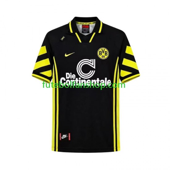 Camisola Alternativo Borussia Dortmund Retro 1996 Manga Curta ,Homem